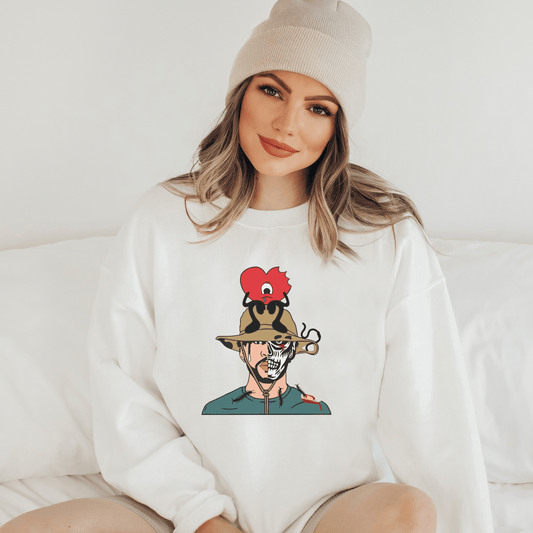 Bad Bunny Halloween Crewneck - Happy Place Studio
