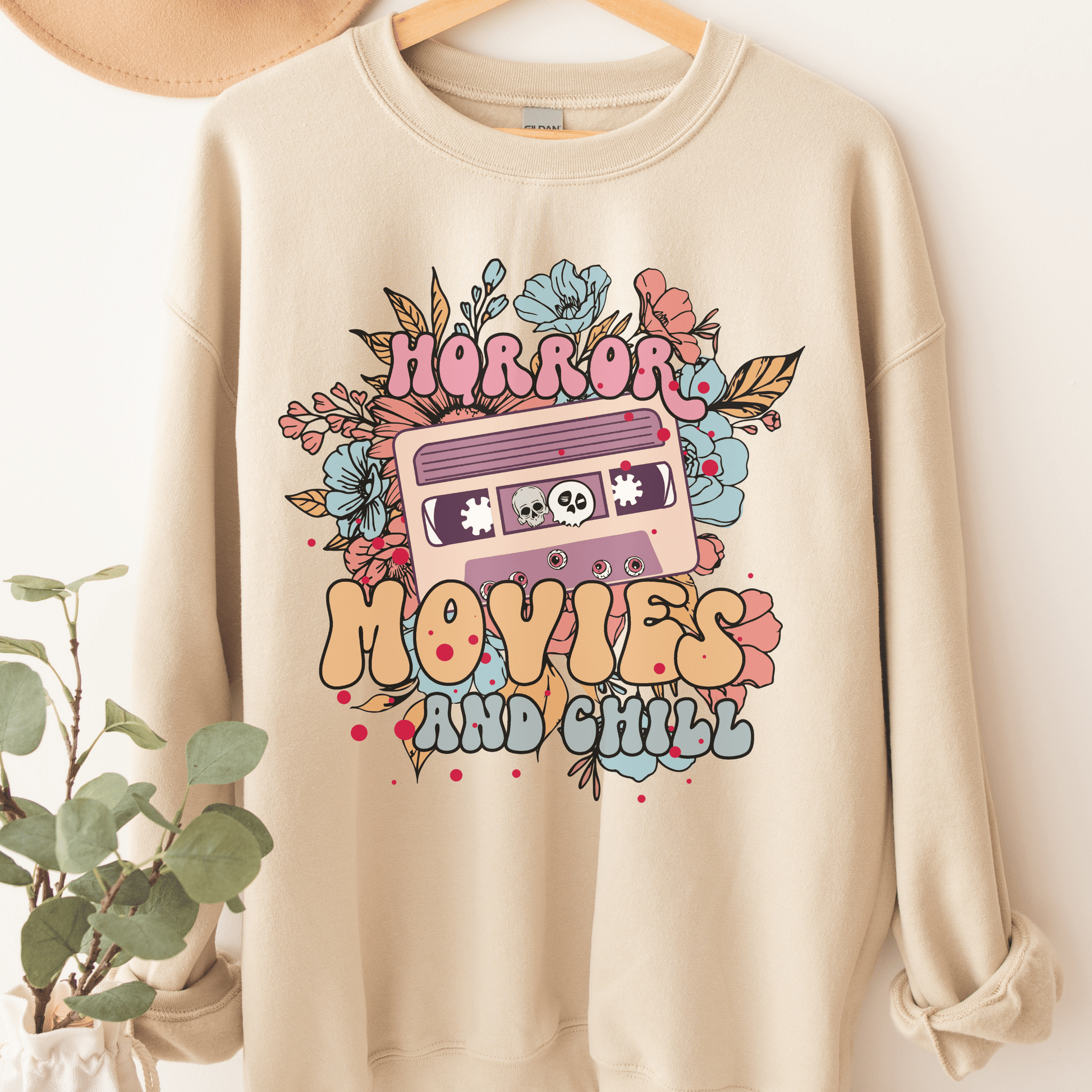 Horror Movies Sweatshirt - Happy Place Studio