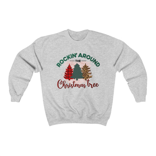 Rockin' Around Christmas Sweatshirt - Happy Place Studio