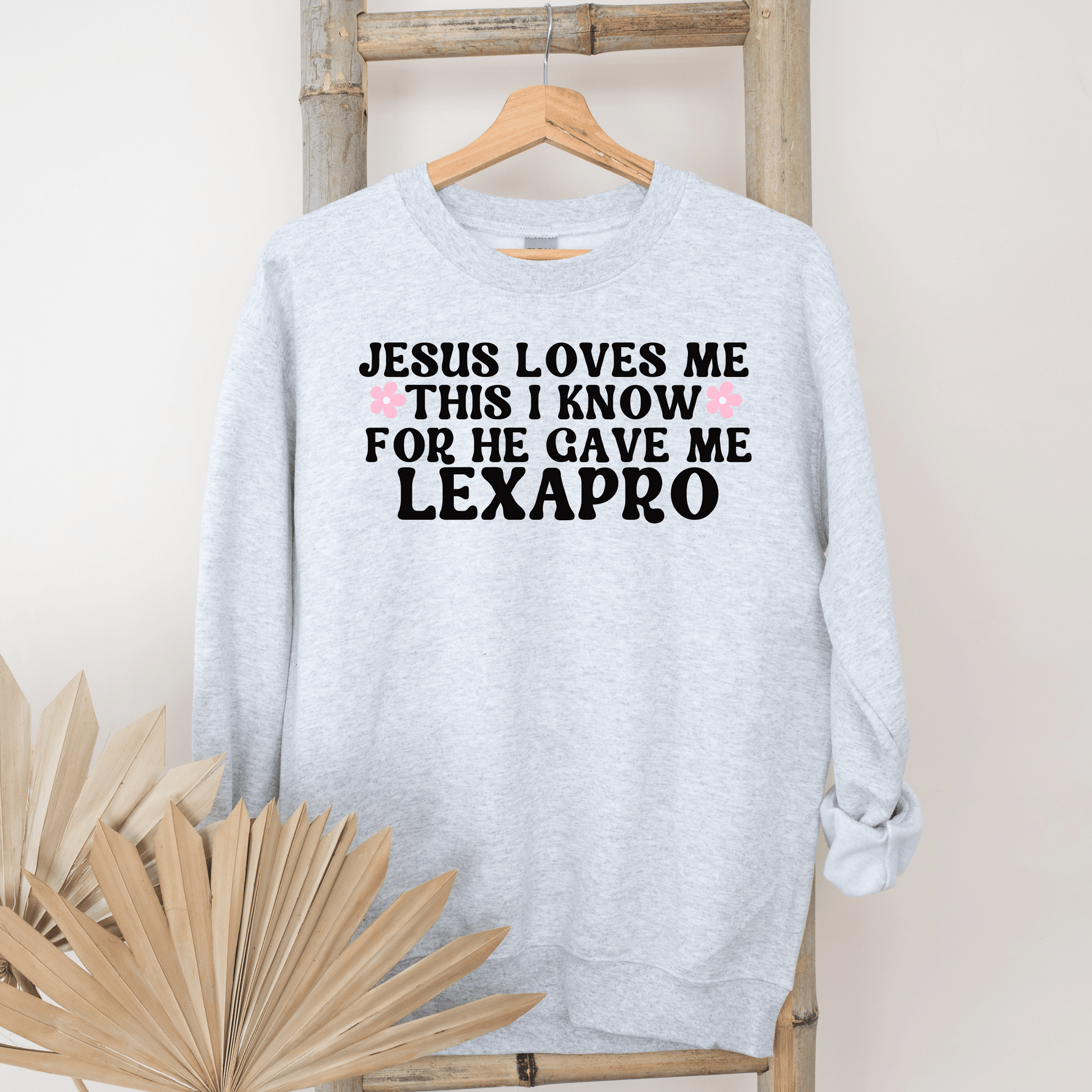 Jesus Loves Me Crewneck - Happy Place Studio