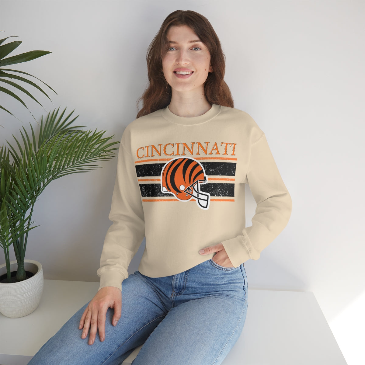 Vintage Cincinnati Crewneck Sweatshirt - Happy Place Studio