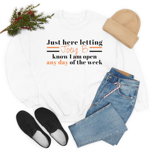 Joe Burrow Open Crewneck Sweatshirt - Happy Place Studio