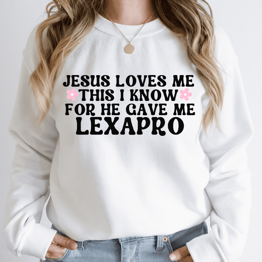 Jesus Loves Me Crewneck - Happy Place Studio