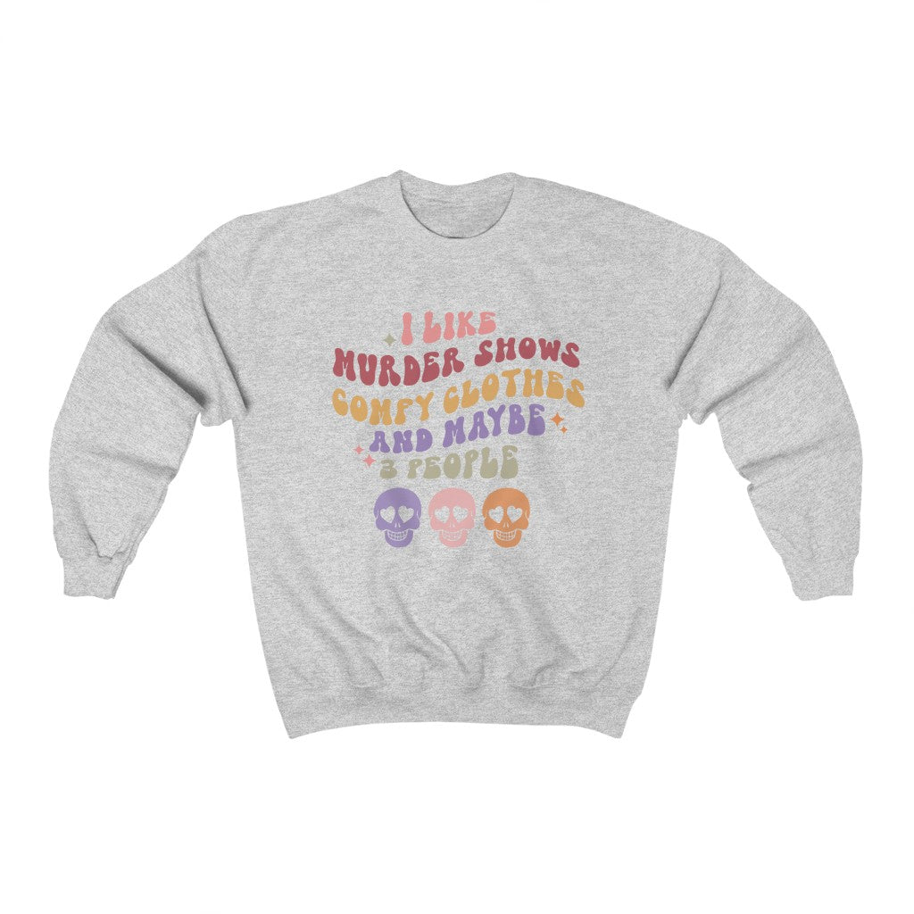 Murder Shows Halloween Sweater - Happy Place Studio