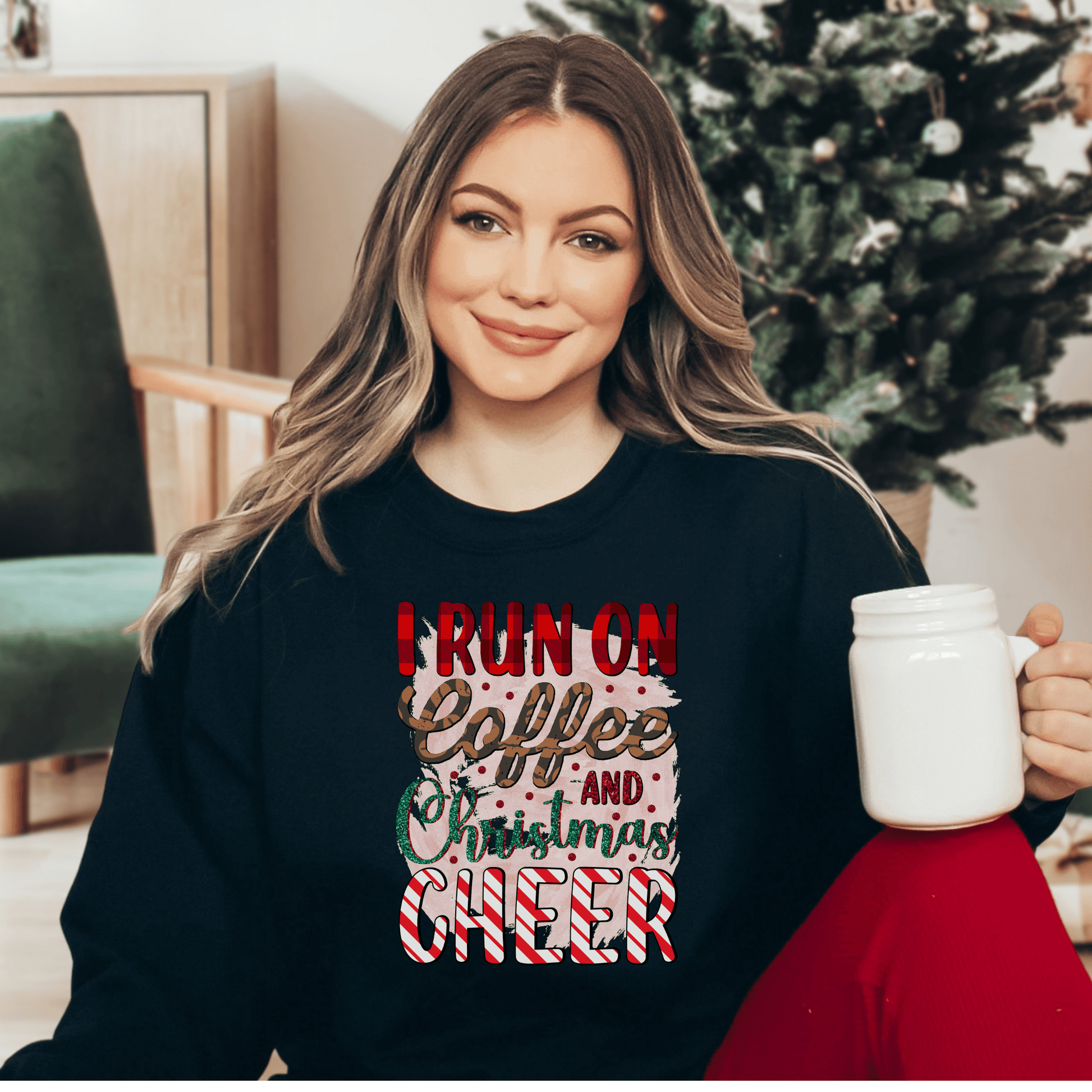 Christmas Cheer Sweatshirt - Happy Place Studio