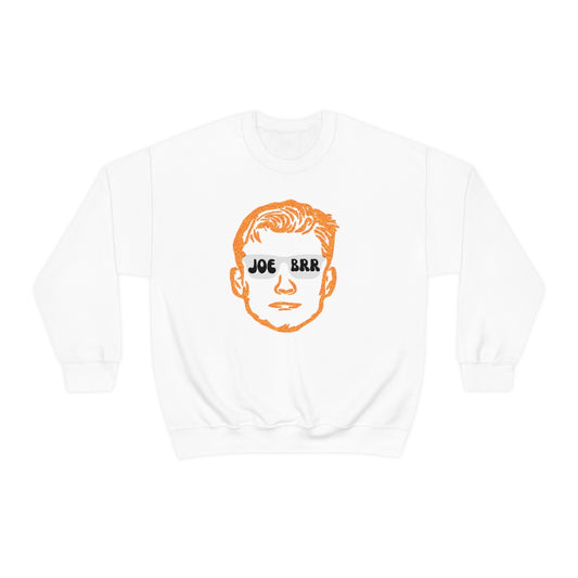 Joe Brr Orange Crewneck Sweatshirt - Happy Place Studio
