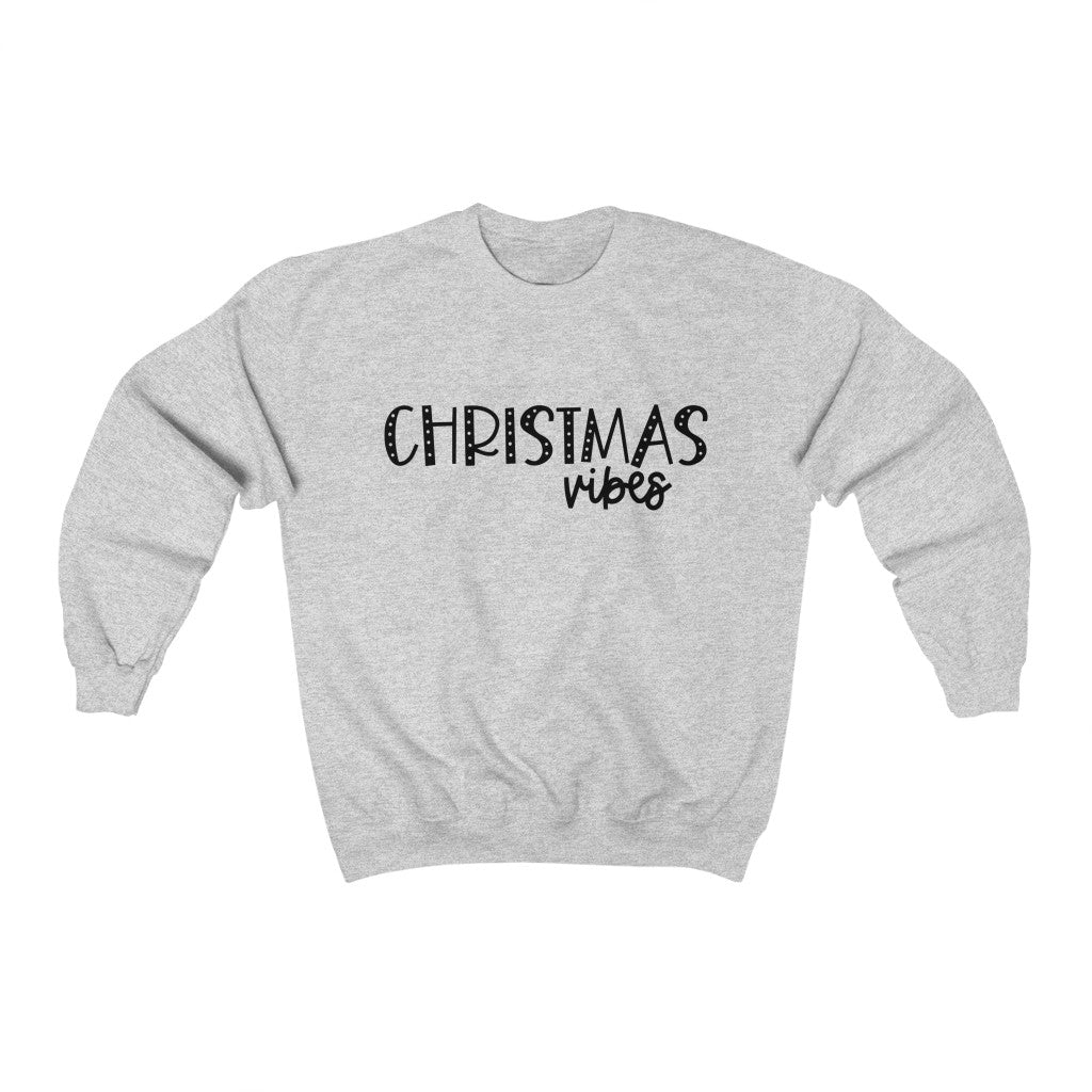 Minimal Christmas Vibes Sweatshirt - Happy Place Studio