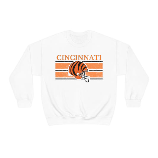 Vintage Cincinnati Orange Crewneck Sweatshirt - Happy Place Studio