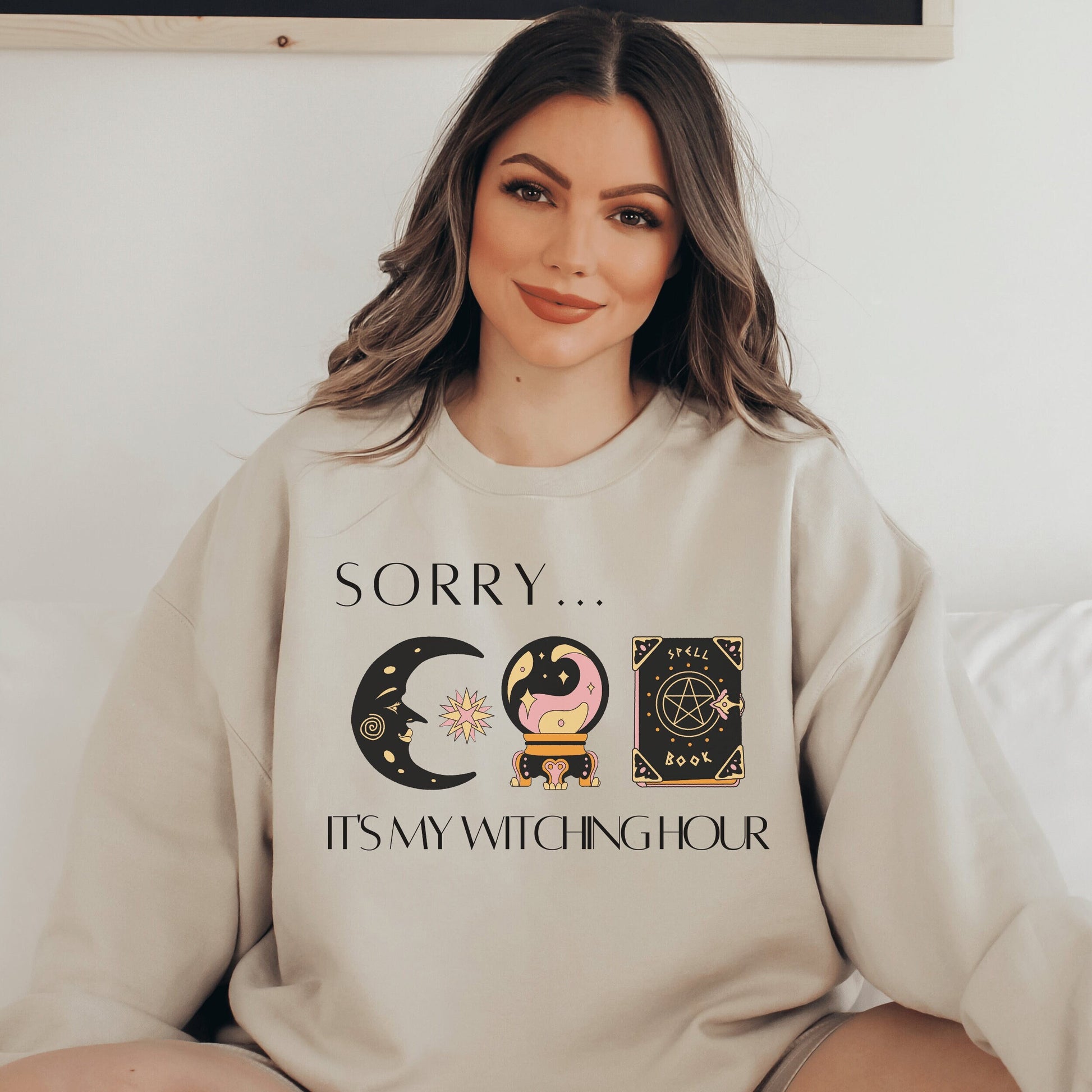 Tarot Card Sweatshirt,Witchy Tarot Sweatshirt, Mystical Sweatshirt, Nature Sweatshirt,Forestcore Sweatshirt, Witchy Clothing, Witchy Clothes - Happy Place Studio
