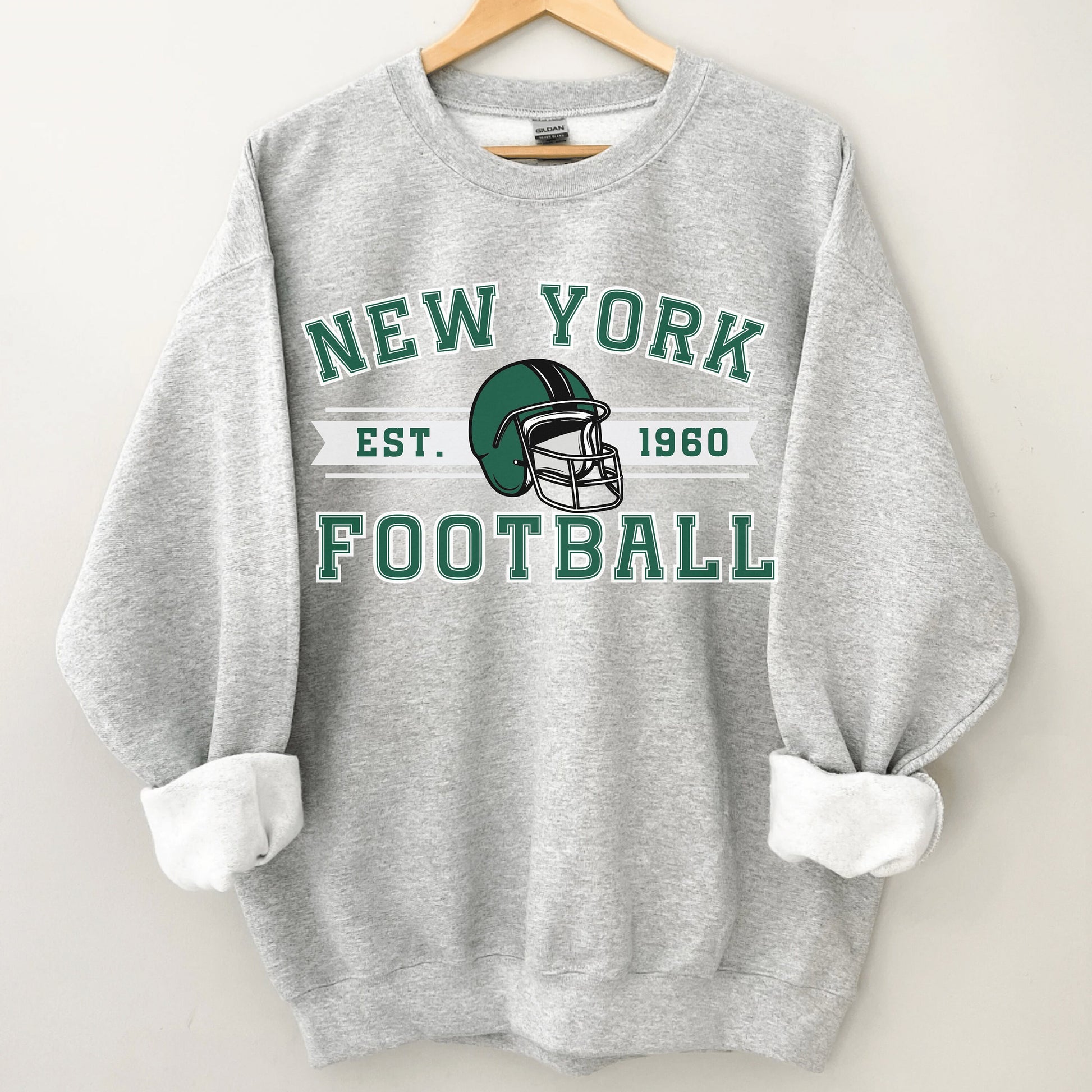 New York Football Jets Sweatshirt - Happy Place Studio