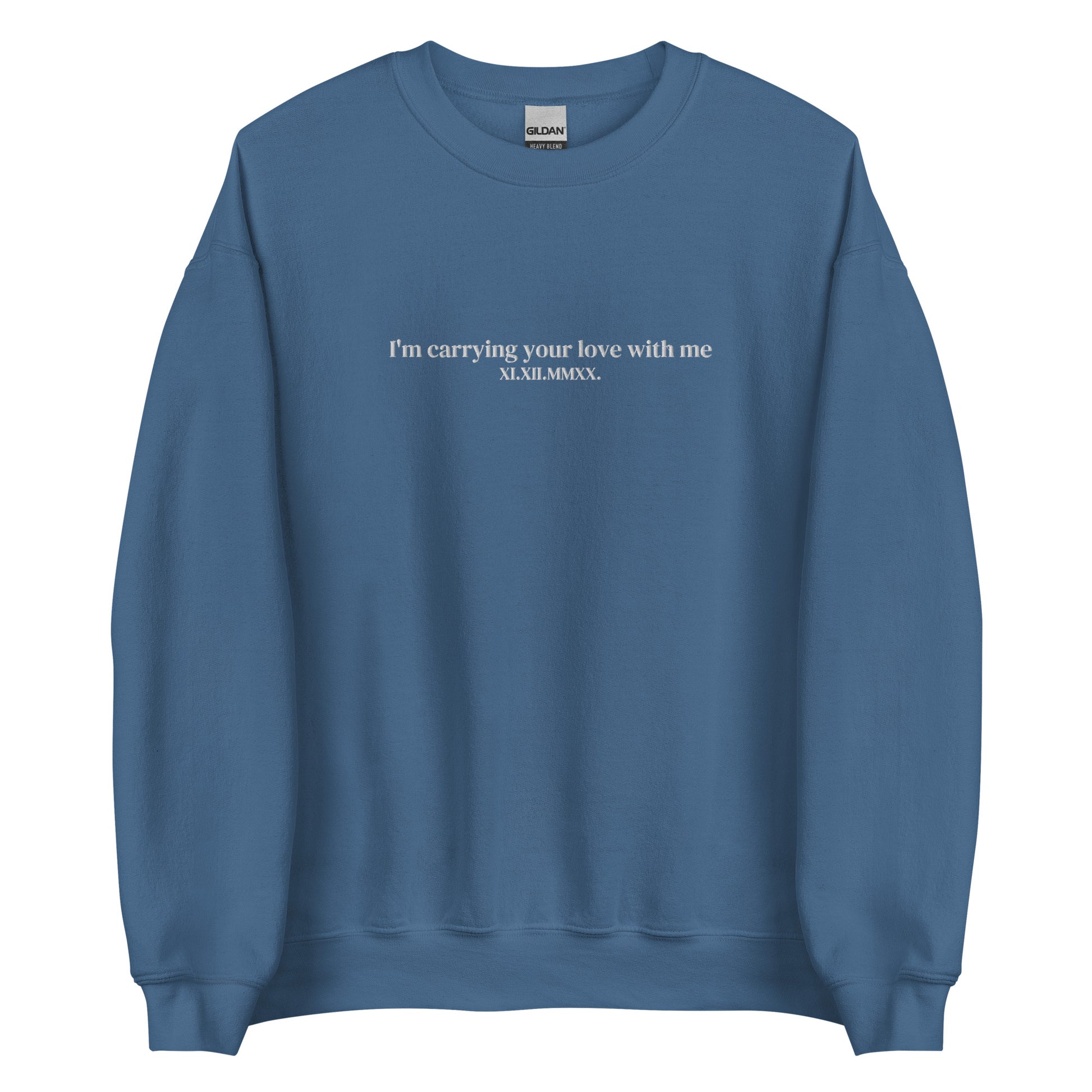 Custom Roman Numeral Sweatshirt - They Said It Studio
